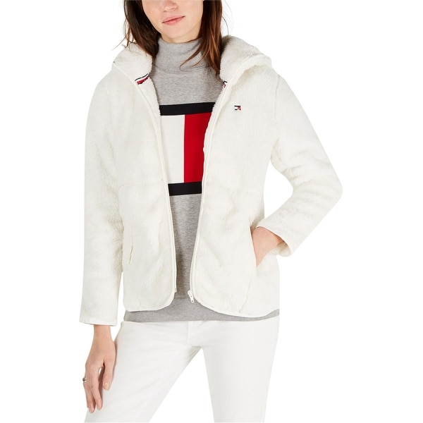 tommy hilfiger white sweatshirt womens