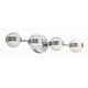 preview thumbnail 15 of 16, AFX Verona LED Vanity Light - White Acrylic Shade 30" - Satin Nickel