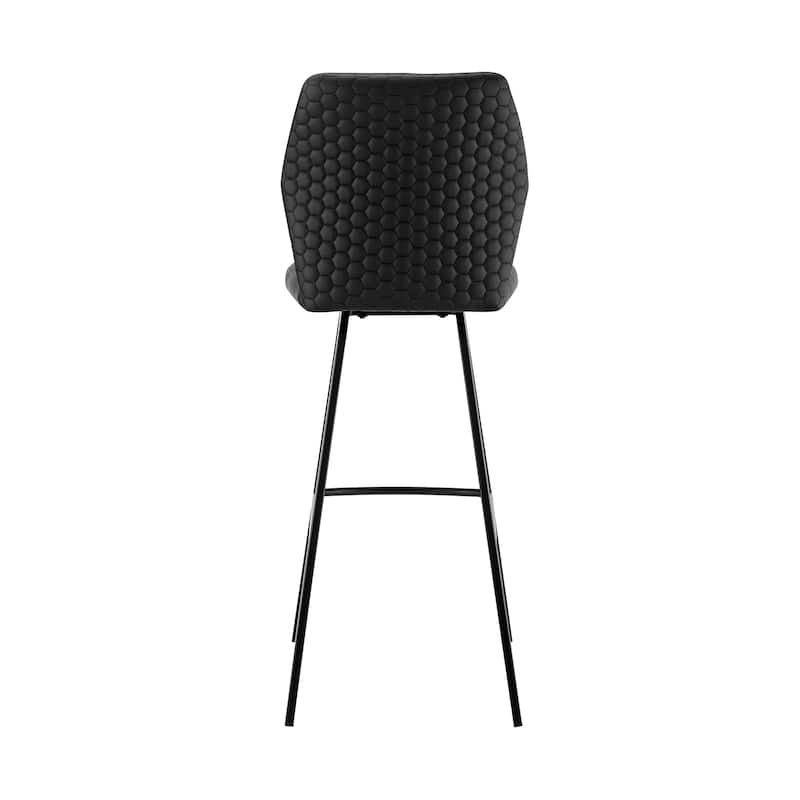 Tandy Faux Leather and Metal Bar or Counter Stool