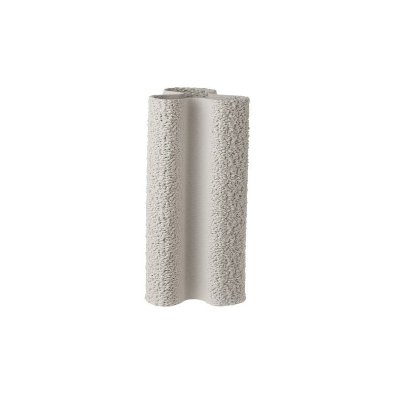Rugged Ceramic Vase - 13" - White