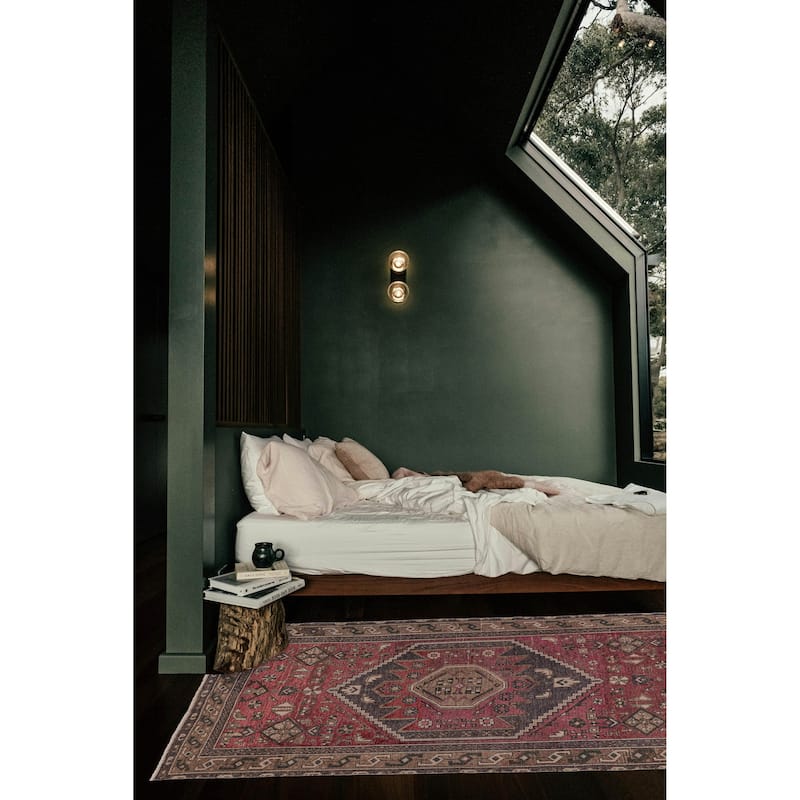 ECARPETGALLERY Hand-knotted Antalya Vintage Red Wool Rug - 3'10 x 6'6