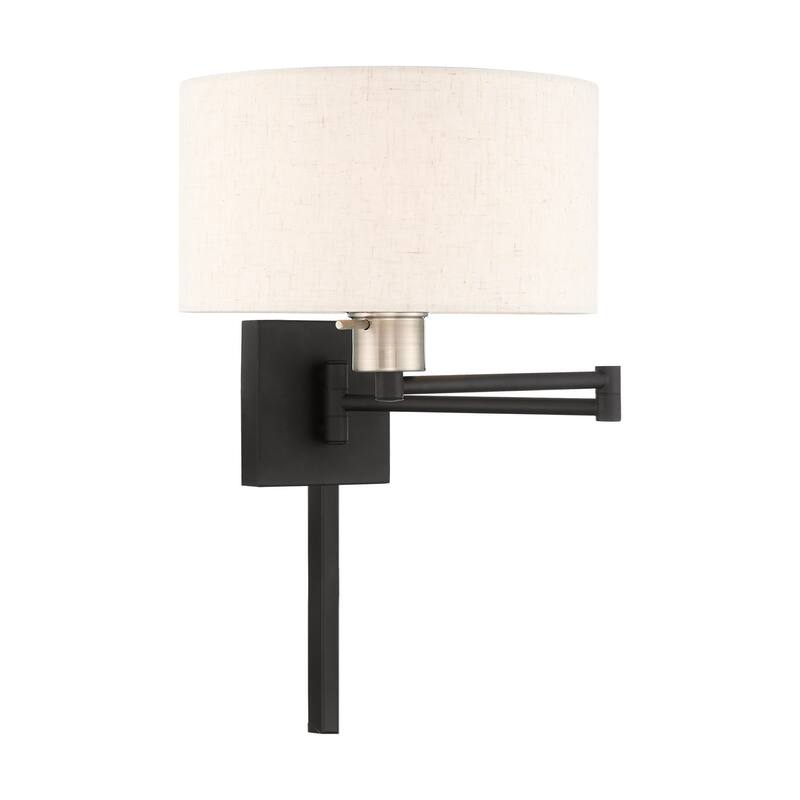 Livex Lighting Single Light 11" Tall Wall Sconce - Black