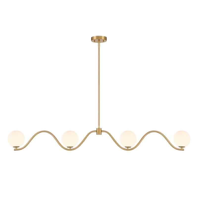 Acroma Elegant Chandelier Modern Linear Chandelier Ceiling Light
