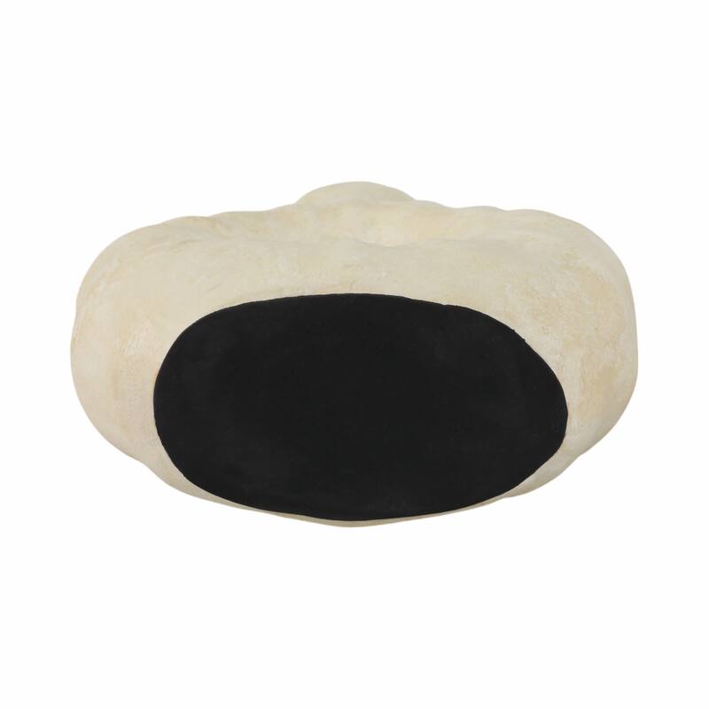 Pottery Terracotta Vase Modern Open Ring Design and Textured Surface