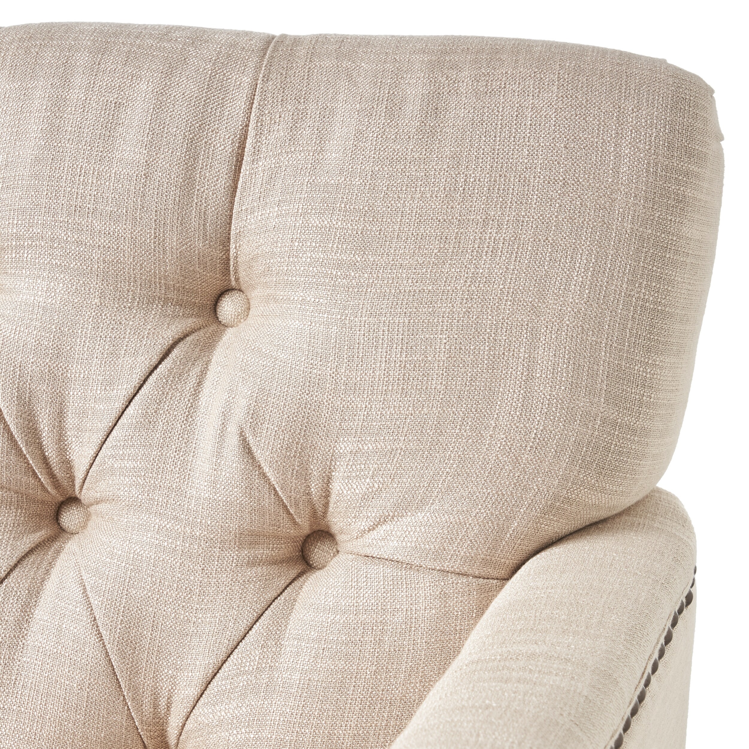Malone Tufted Back Fabric Club Chair By Christopher Knight Home 28 00 L X 29 50 W X 33 50 H Overstock 20602805