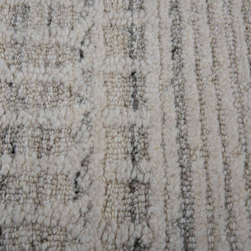 Alora Decor Maude Hand Woven Geometric Beige and Gray Area Rug