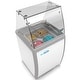 KoolMore 26 in. 4 Tub Ice Cream Dipping Cabinet Display Freezer with ...