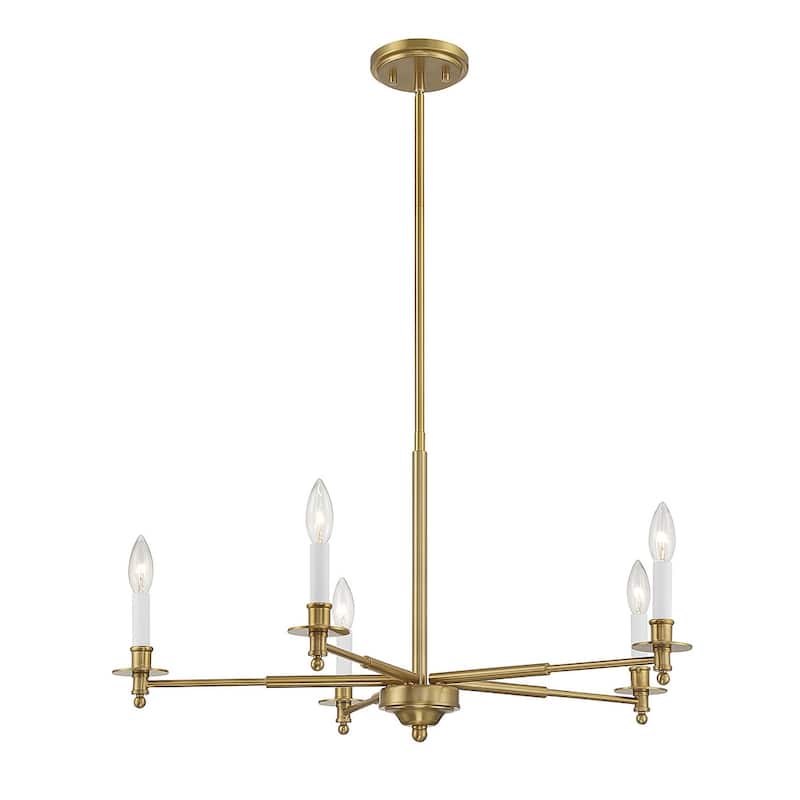 Savoy House 1-4410-5 Jasmine 5 Light 30" Wide Taper Candle Style