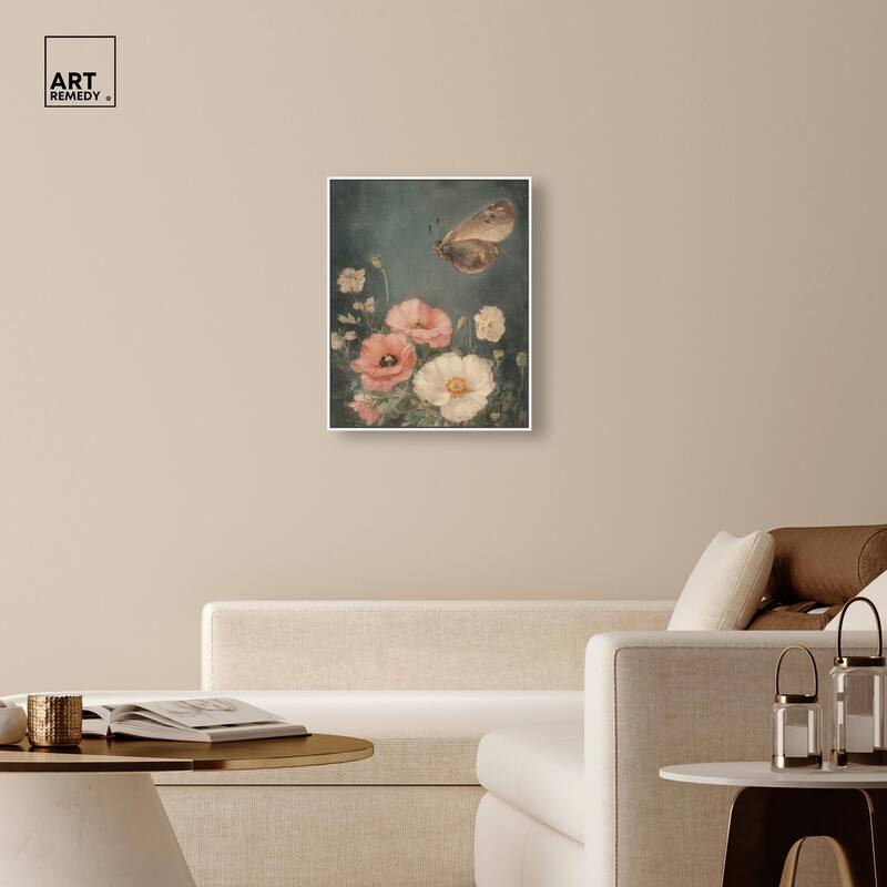 Shadowed Flutter II Canvas by Art Remedy