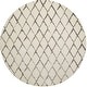 preview thumbnail 52 of 53, Nourison Twilight Contemporary Geometric Trellis Area Rug 8' Round - Ivory/Grey - Rectangle