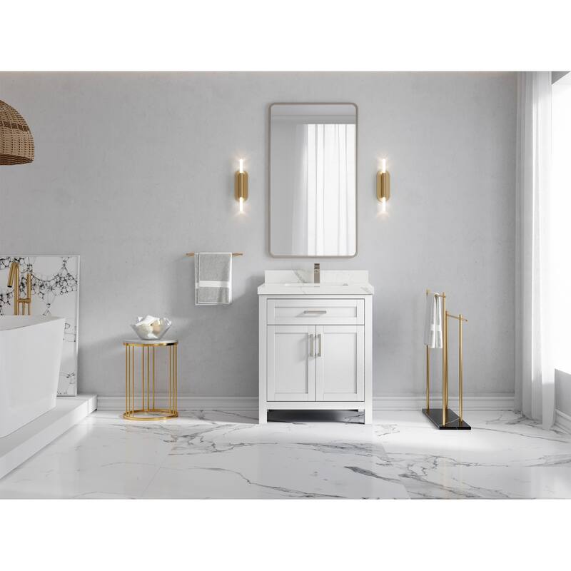 Willow Collections 30 in. W x 22 in. D Cambridge Single Sink Bathroom Vanity with Countertop