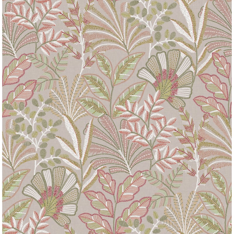Graham & Brown Vendura Weave Pink Wallpaper