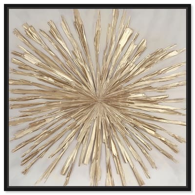 Golden Zenith Canvas by Art Remedy