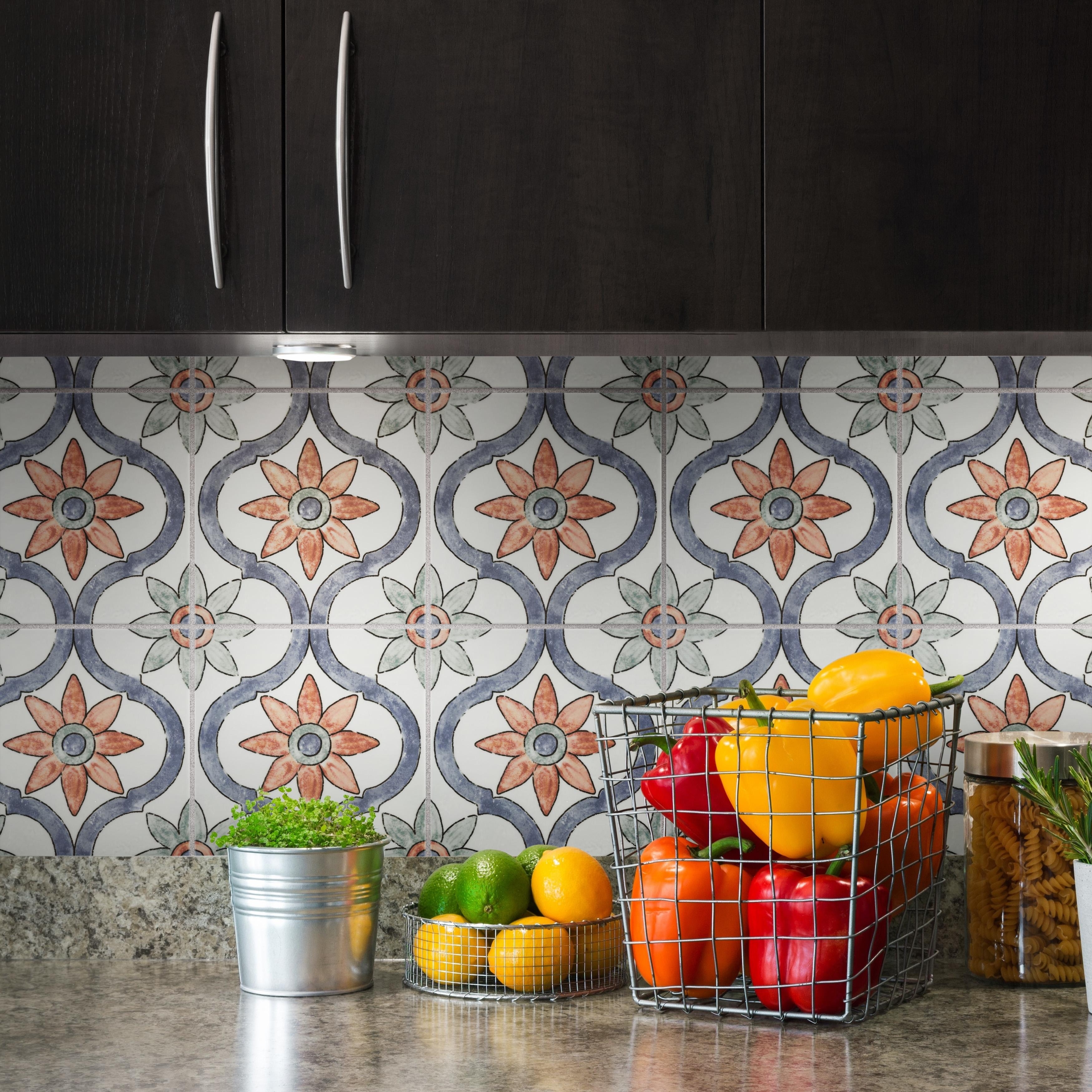 Merola Tile Bourges Arco 7-7/8" x 7-7/8" Ceramic Wall Tile