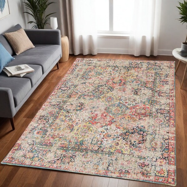Arha Hepep Non Skid Woven Area Rug By HomeRoots - Bed Bath