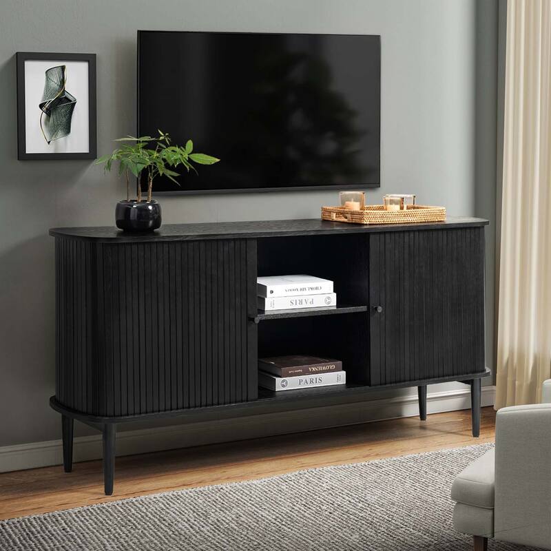 Franz Modern 63"Wide Sideboard with adjustable shelf by HULALA HOME