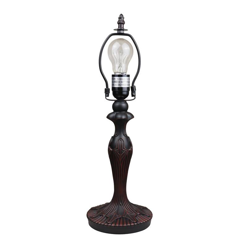 Tiffany Style Victorian Design 1-light Dark Bronze Table Lamp