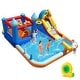 preview thumbnail 10 of 8, Gymax Giant Water Slide Bounce House w/Climbing Wall Splash Pool &