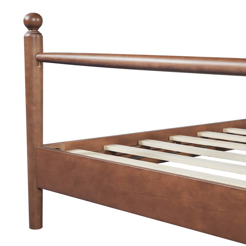 Christopher Knight Home Eldric Solid Poplar and Plywood Bed Frame with Headboard
