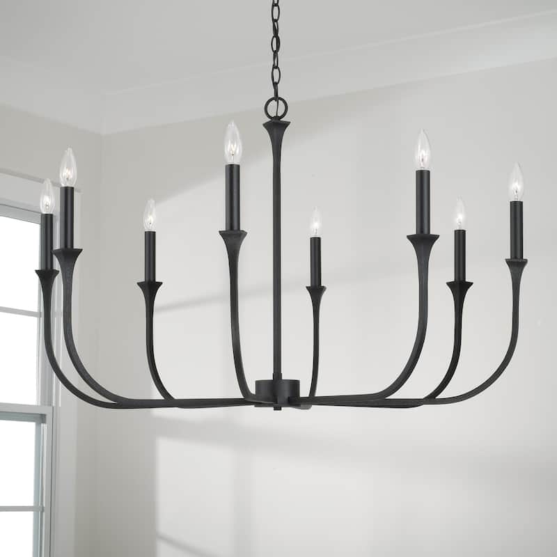 Decklan 8-Light Chandelier - 38"W x 25"H