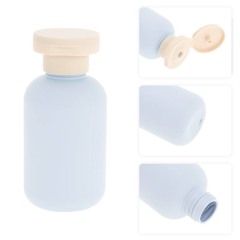 Flip Cap Soap Dispenser for Bathroom 1 Pc - Blue