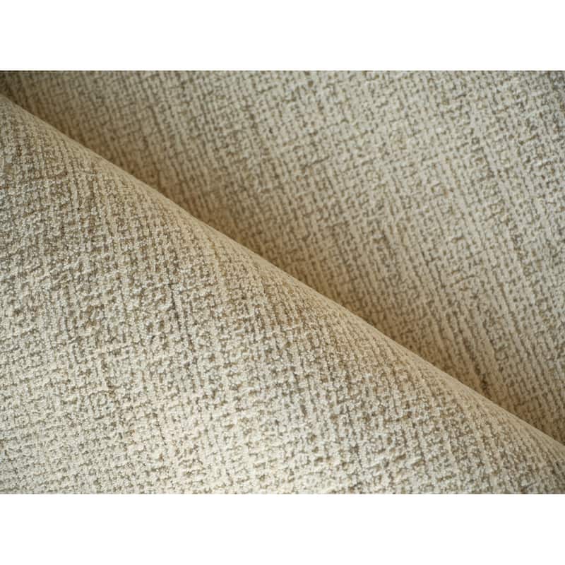 Elements Handmade Hand Tufted New Zealand Wool Beige/Ivory Area Rug.