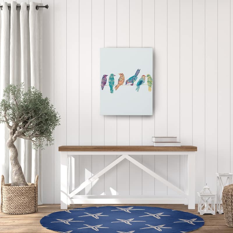 Starfish Beach Style Chenille Area Rug