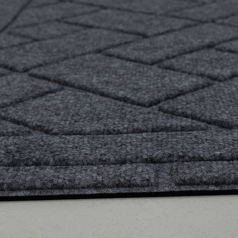 Mohawk Home Diagonal Pavers Arched 3' X 5' Door Mat