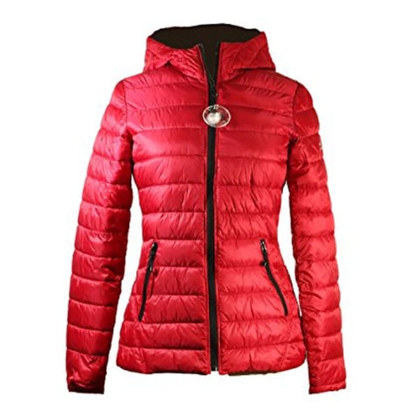 HFX Halifax Womens Red Packable Hooded Coat S. Opens flyout.