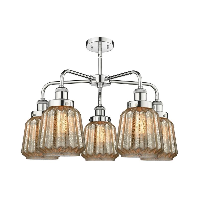 Innovations Lighting Chatham - 5 Light 25" Stem Hung Chandelier