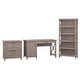 preview thumbnail 29 of 68, Key West 54W Computer Desk with Cabinet and Bookcase by Bush Furniture