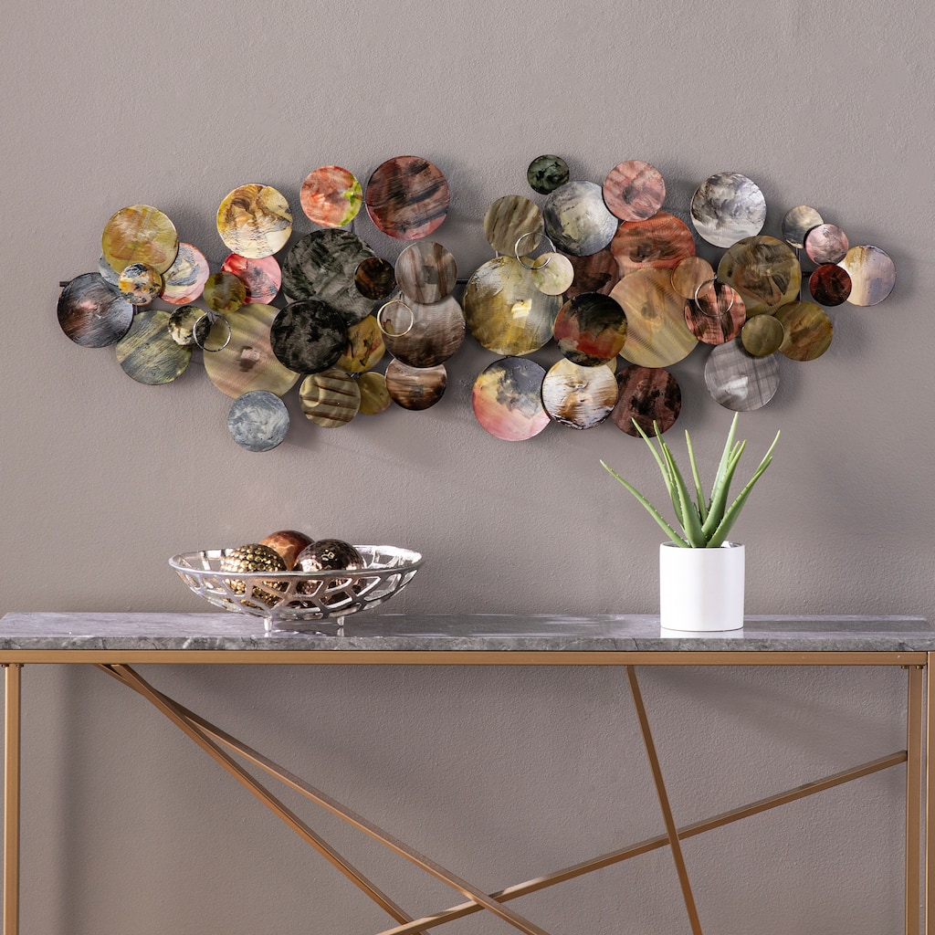 Longavi Metal Wall Sculpture - Yellow