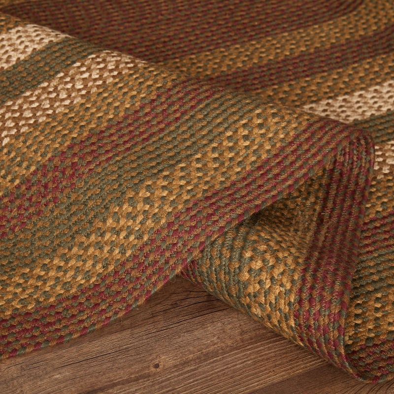 Tea Cabin Jute Rug Oval w/ Pad 60x96 - 5' x 8' Oval