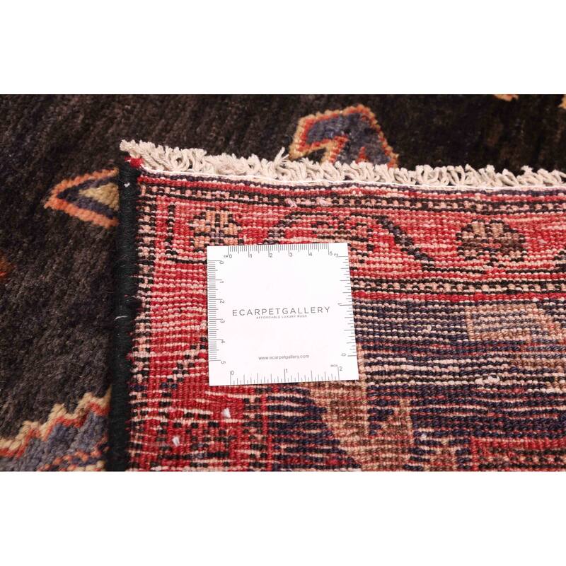 ECARPETGALLERY Hand-knotted Konya Anatolian Black Wool Rug - 5'1 x 10'3