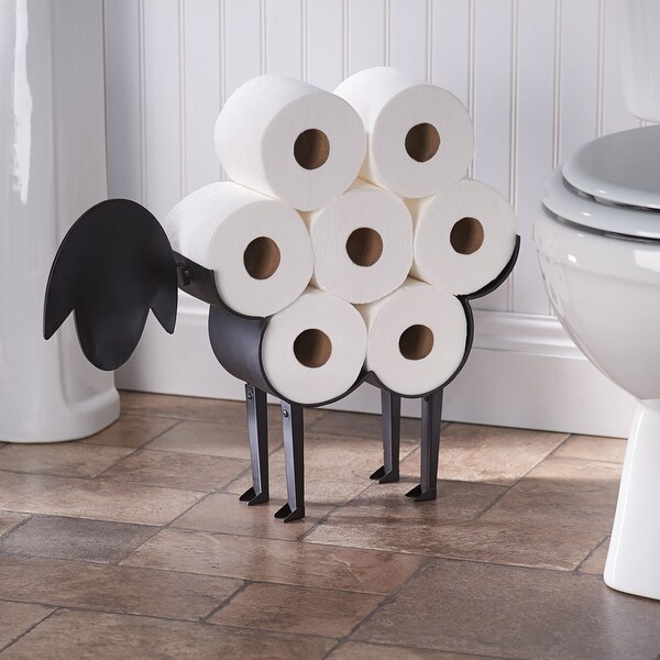 Shop Art Artifact Sheep Toilet Paper Roll Holder Metal Wall