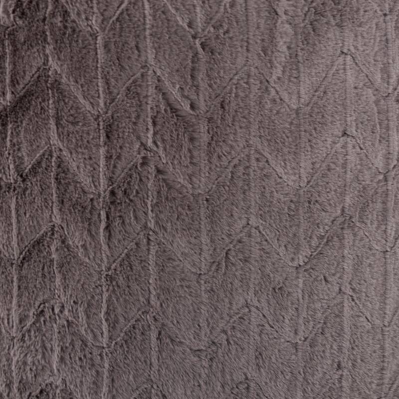 Allan Andrews Scroll Puff Rocker with Titanium Frame, Angora Collection