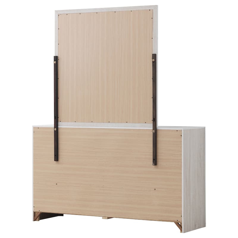 Brantford Farmhouse Rectangular 6-drawer Dresser