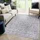preview thumbnail 37 of 55, Soft Border Rug Modern Trellis Rug Polyester Stripe Rug