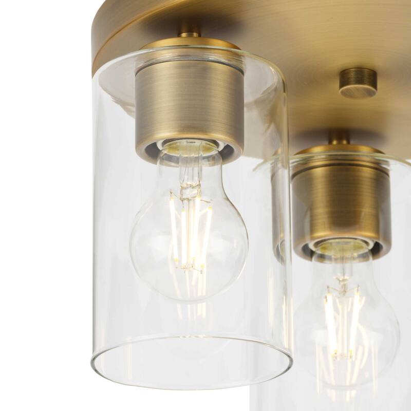 Progress Lighting P350237 Cofield 3 Light 12" Wide Flush Mount Ceiling