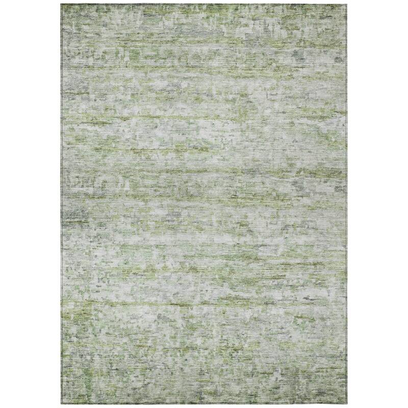 HomeRoots Striped Transitional Rectangle Outdoor Rug