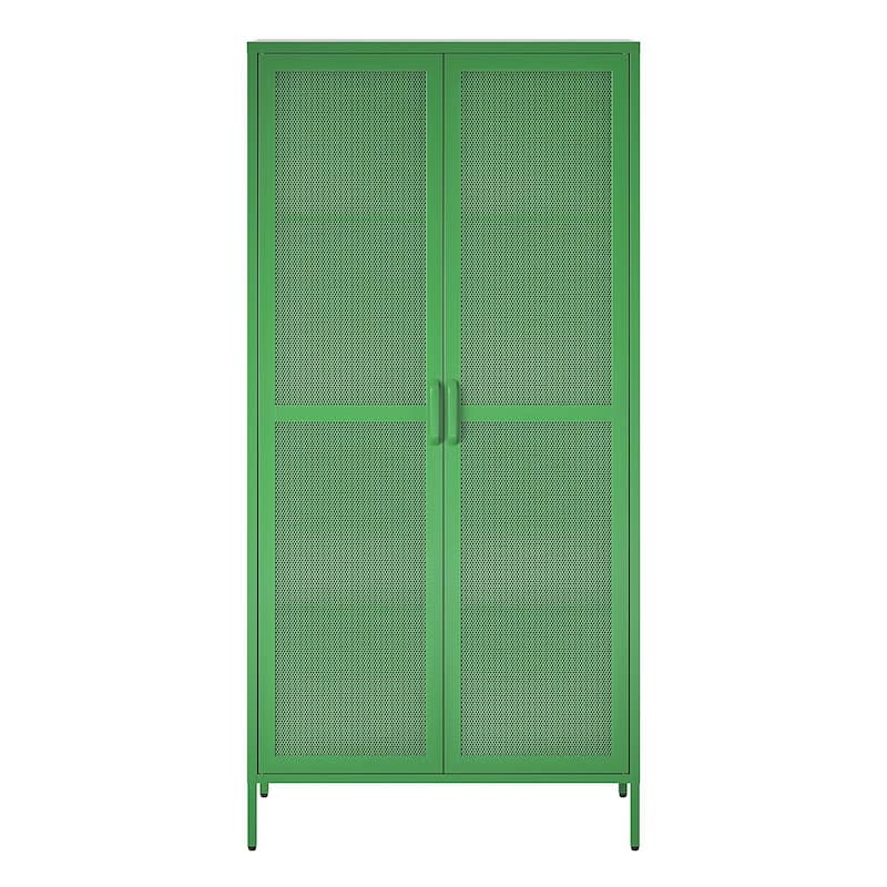 The Novogratz Channing Tall 2 Door Metal Storage Cabinet