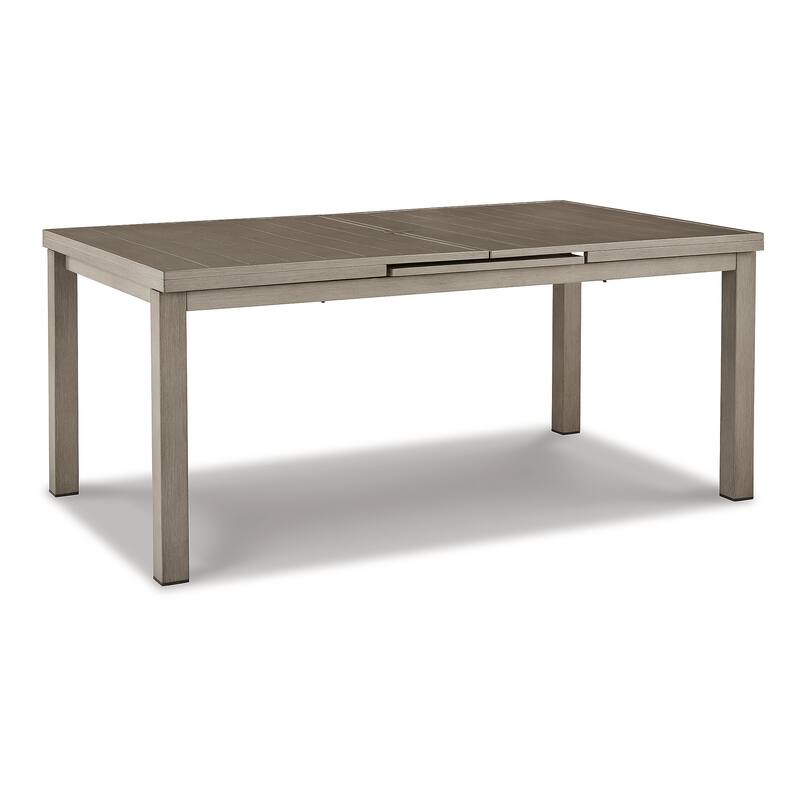 Signature Design by Ashley Beach Front Beige 7-Piece Outdoor Dining Package - 42"W x 71/94"D x 30"H