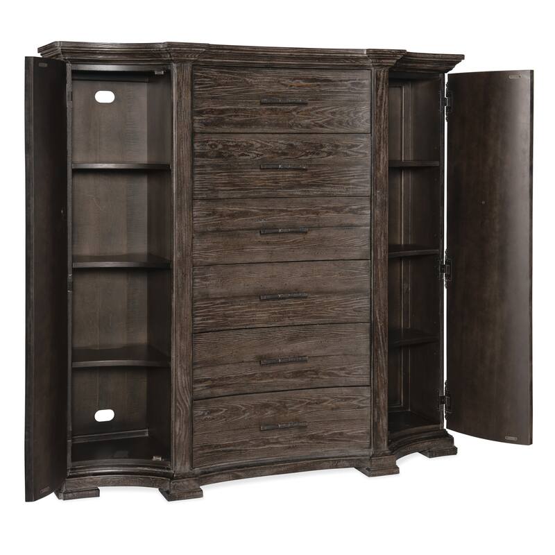 Hooker Furniture 5961-90011-ARMOIRE Traditions 64" Wide 6 Drawer Wood