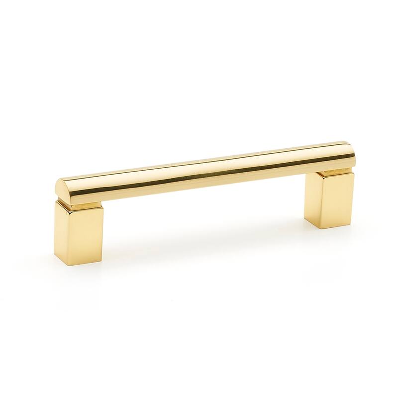 Alno Vogue 3 Inch Center to Center Handle Cabinet Pull - Unlacquered Brass