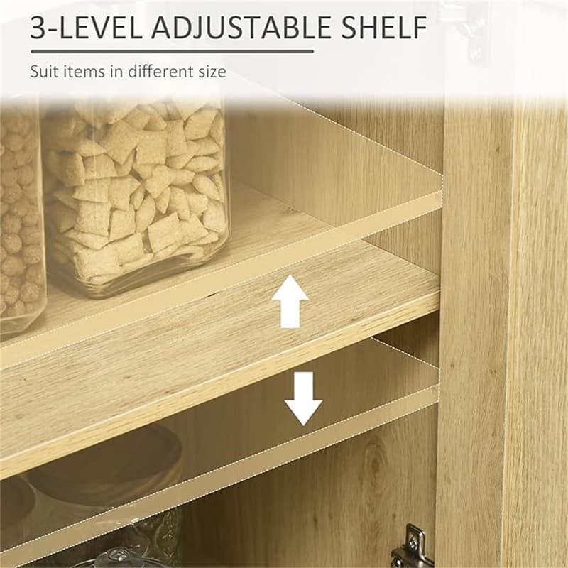 Buffet Cabinet - 15.75"D x 47.25"W x 38.25"H