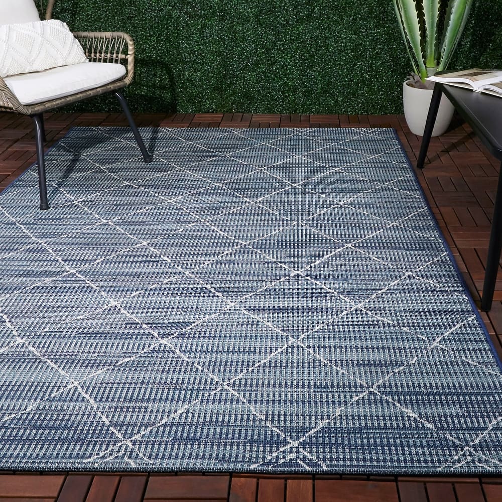 The Curated Nomad Stapelles Geometric Indoor/Outdoor Area Rug