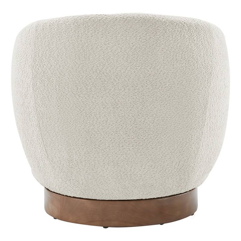 Spruce & Spring Ariel Upholstered Swivel Accent Chair Fabric