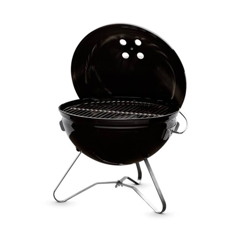 Smokey Joe 14-Inch Portable Grill, Black - Black