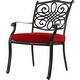 preview thumbnail 8 of 15, Hanover Traditions 11-Piece Dining Set in Red with Ten Stationary Dining Chairs and an Extra-Long Dining Table