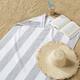 Luxurious Cotton Cabana Stripe Beach Towel